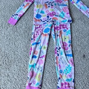 Pottery Barn Kids Pajama Set - Pink and Multicolor